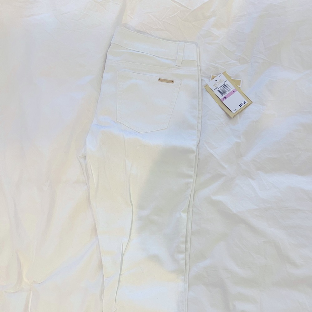 White Michael Kors  jeans size 6 petite NWT